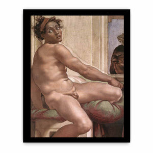 Ignudo -6 1509 By Michelangelo Buonarroti