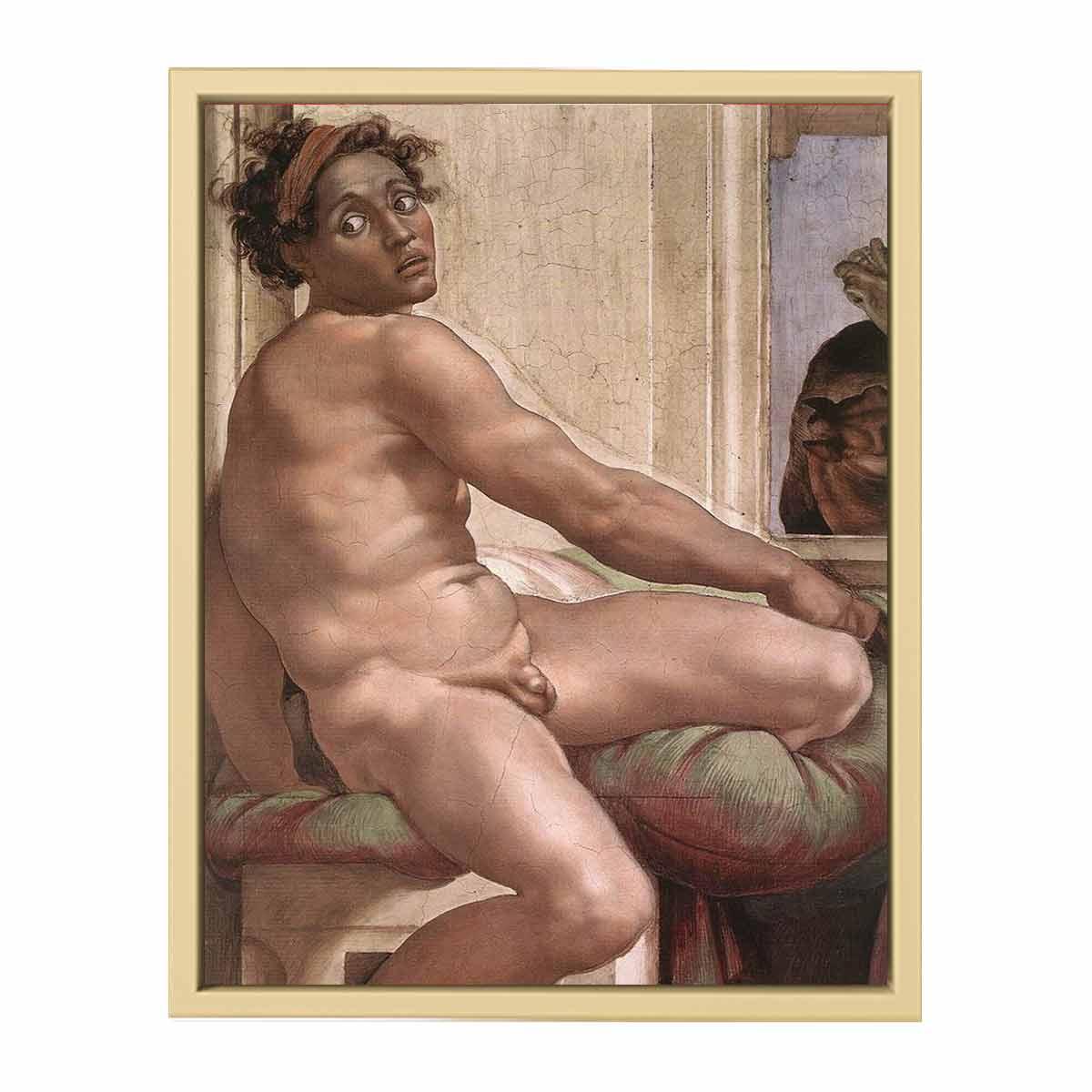 Ignudo -6 1509 By Michelangelo Buonarroti