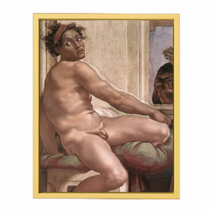 Ignudo -6 1509 By Michelangelo Buonarroti
