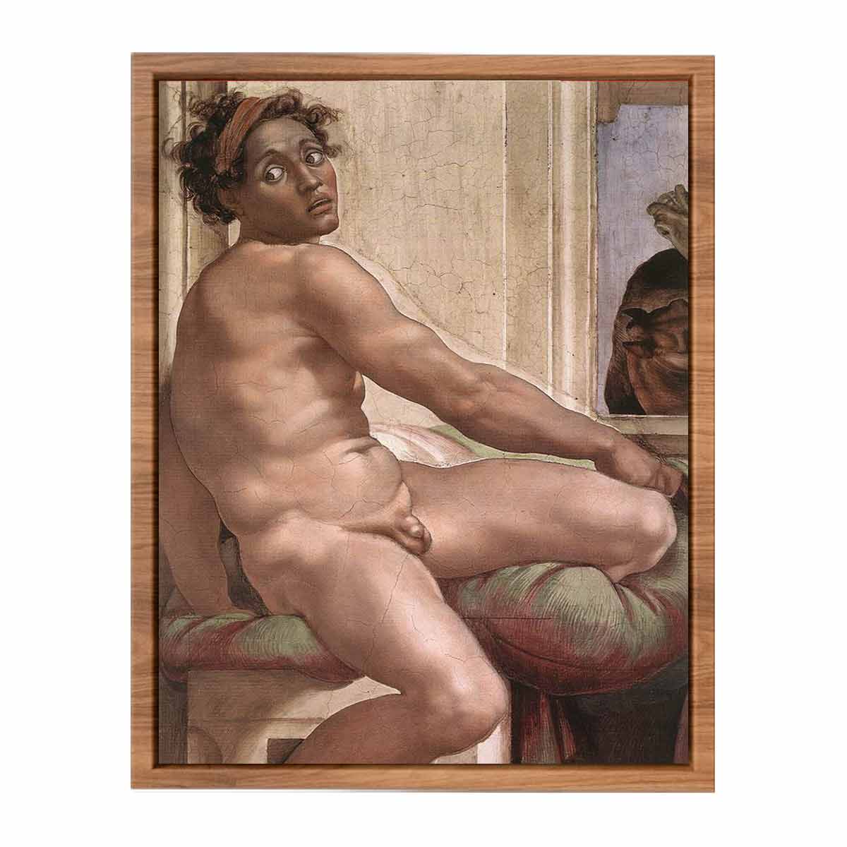 Ignudo -6 1509 By Michelangelo Buonarroti