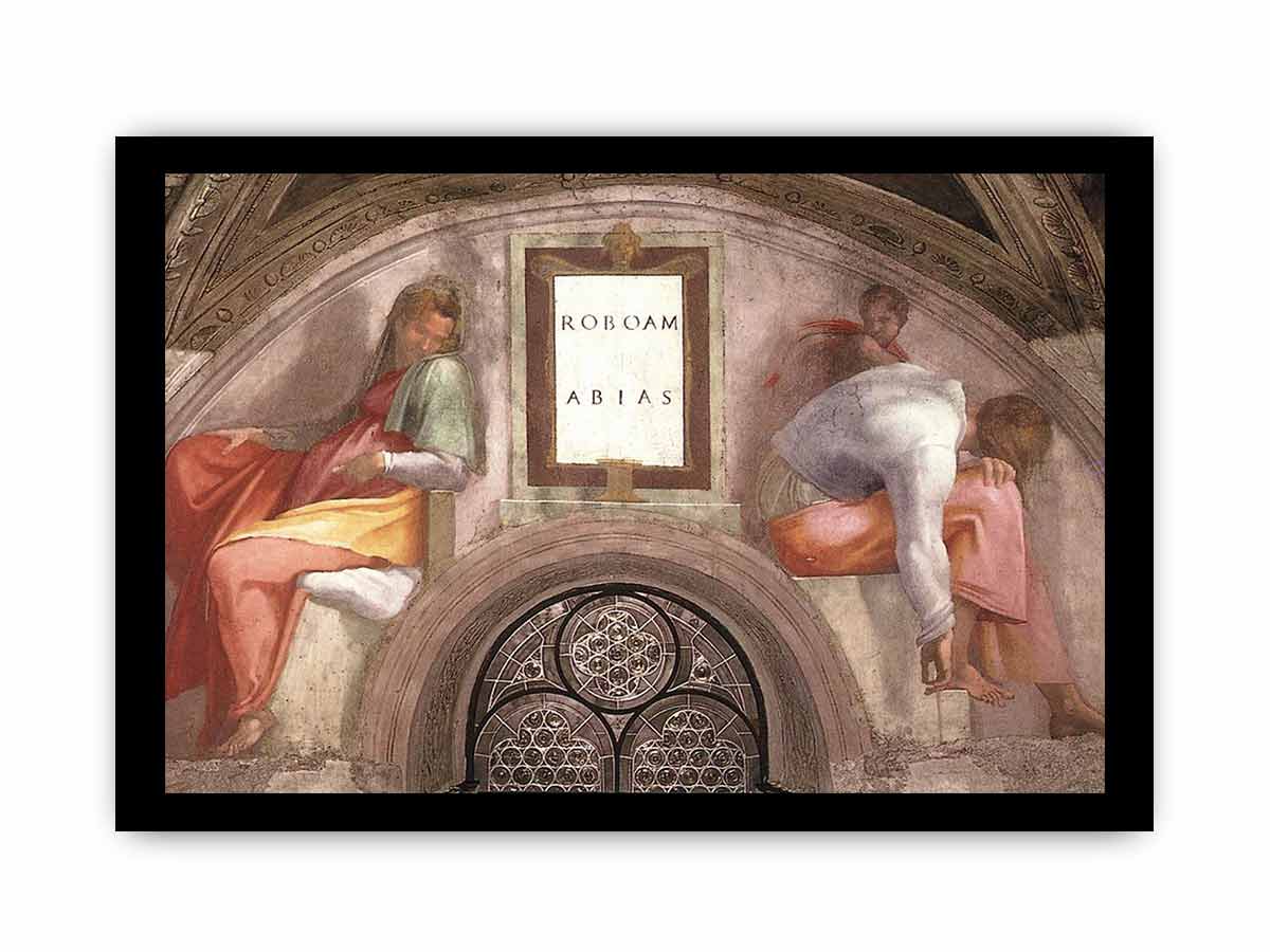 Rehoboam - Abijah By Michelangelo Buonarroti