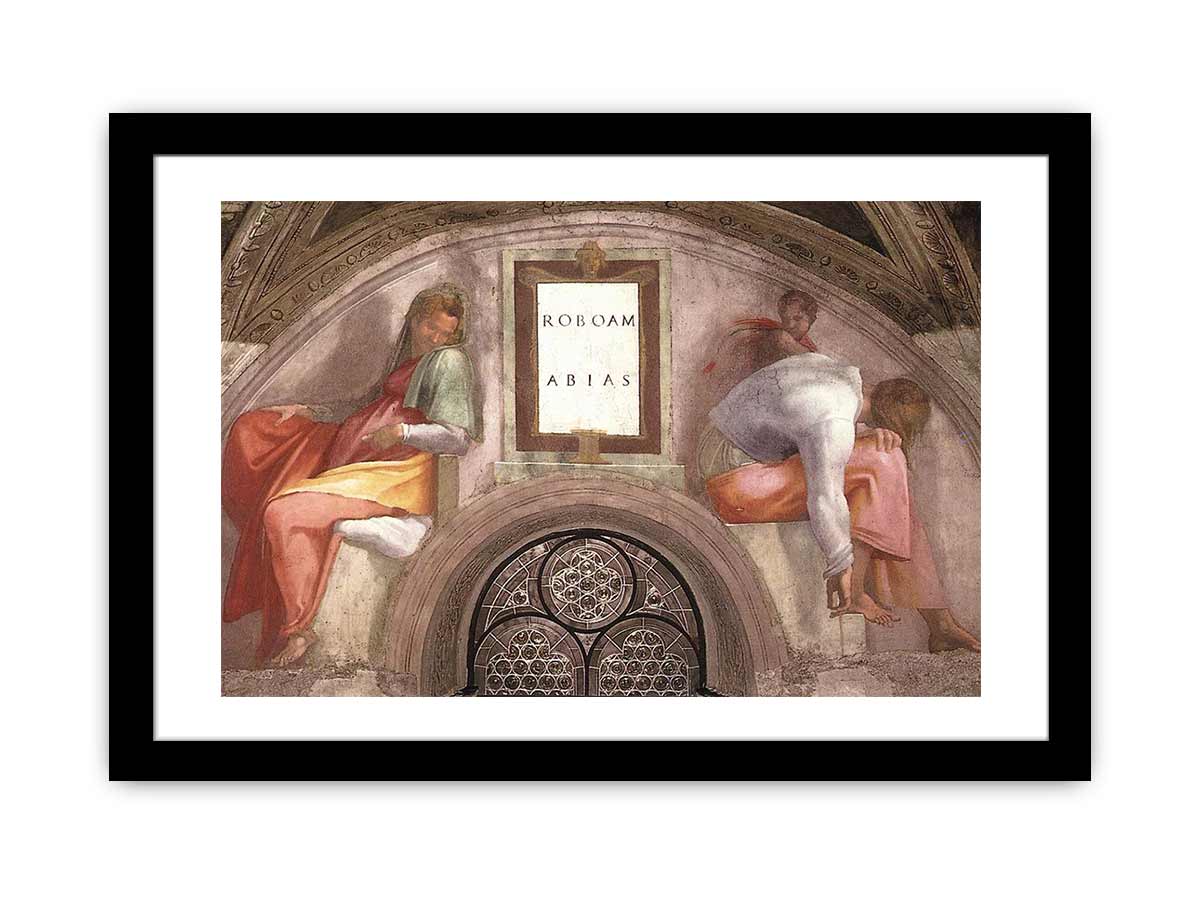 Rehoboam - Abijah By Michelangelo Buonarroti