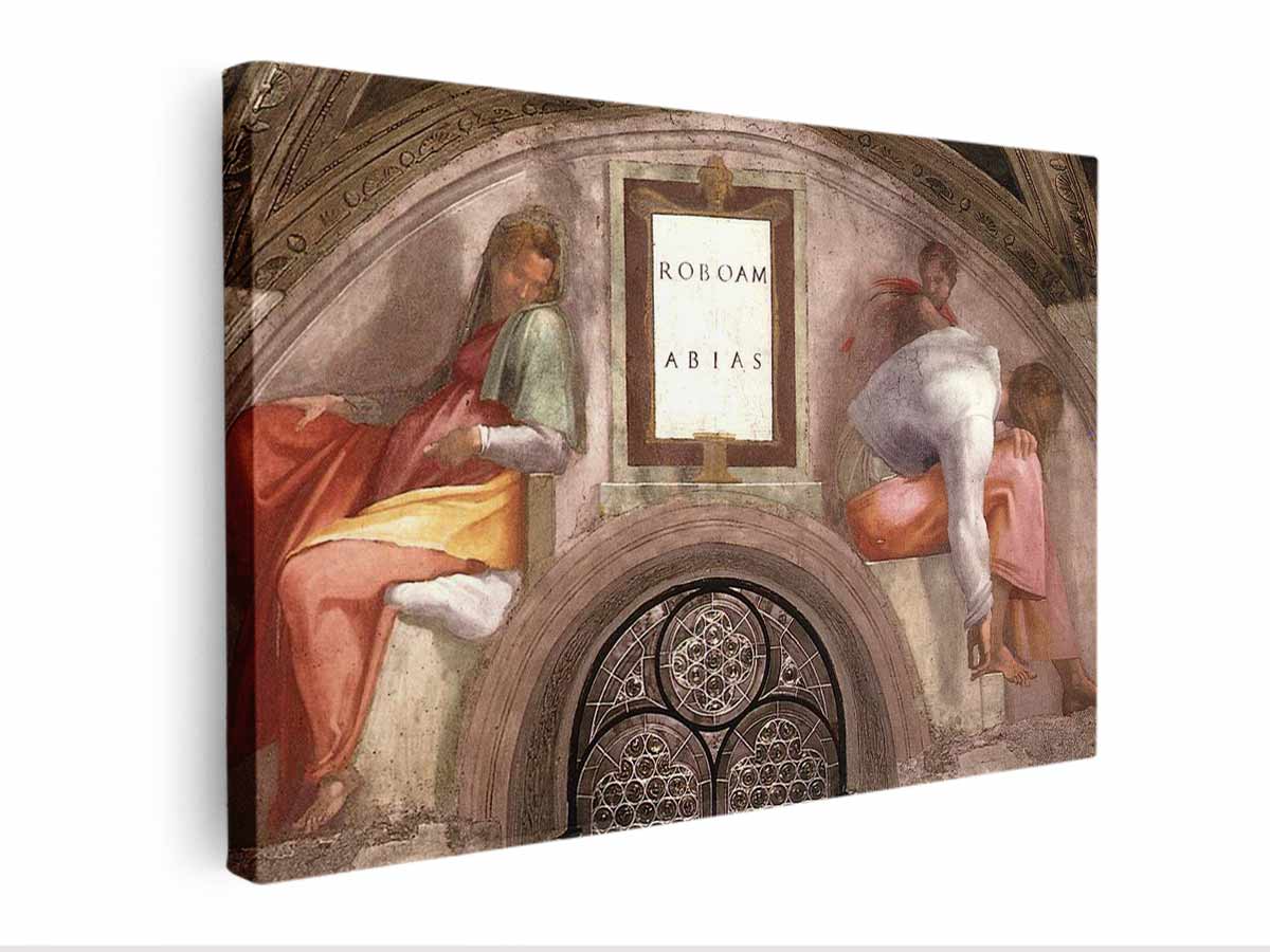 Rehoboam - Abijah By Michelangelo Buonarroti