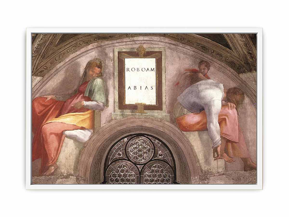 Rehoboam - Abijah By Michelangelo Buonarroti