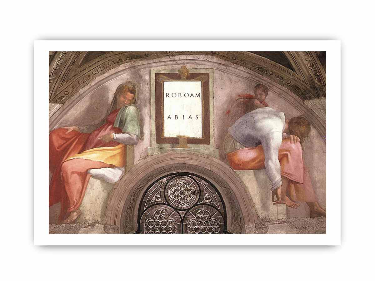 Rehoboam - Abijah By Michelangelo Buonarroti