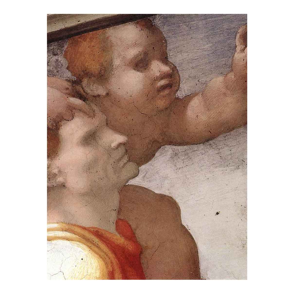 The Brazen Serpent (detail) By Michelangelo Buonarroti