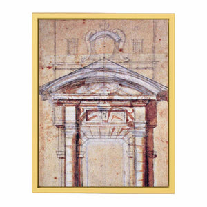 MICHELANGELO Buonarroti Study for Porta Pia