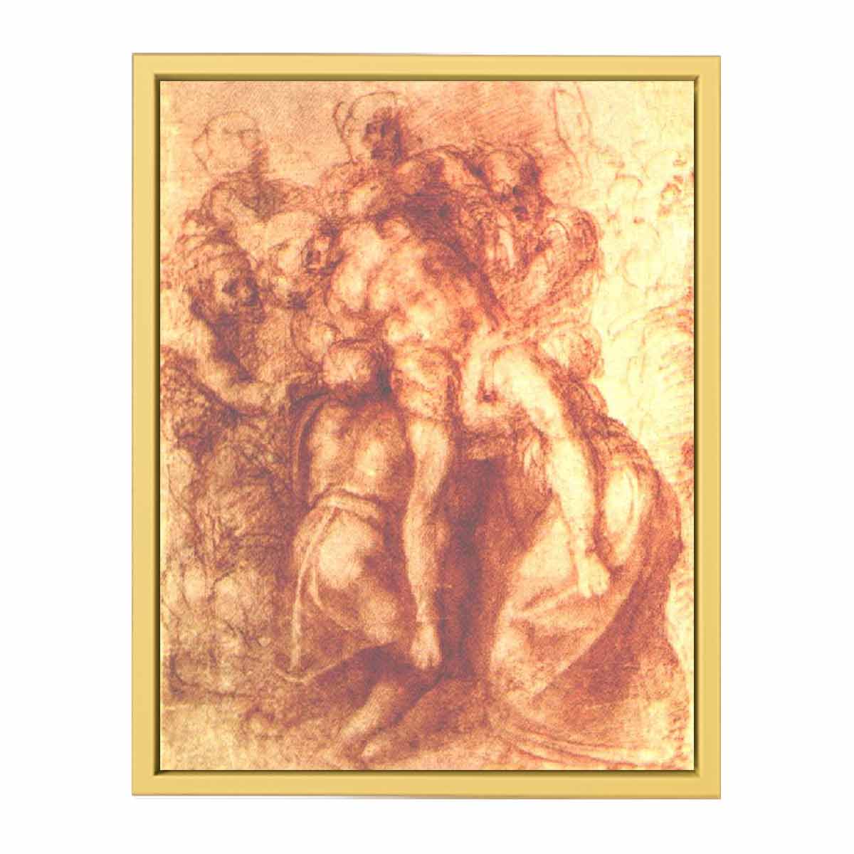 Study for a Deposition By Michelangelo Buonarroti