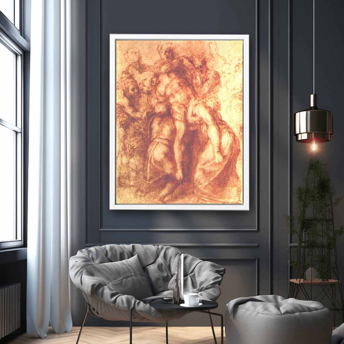 Study for a Deposition By Michelangelo Buonarroti