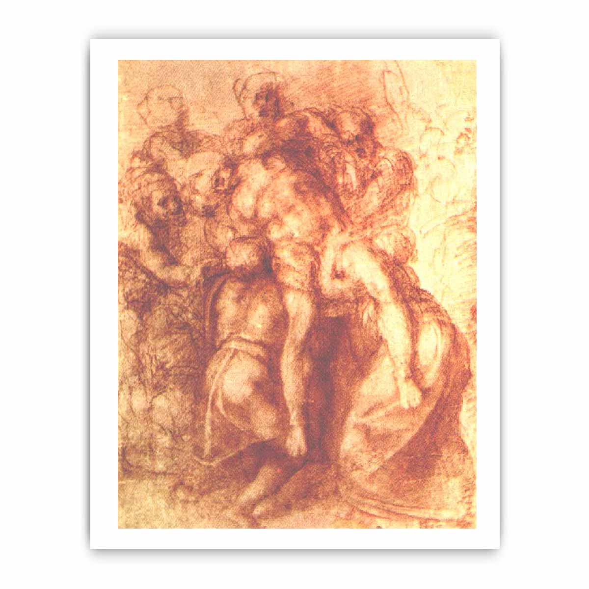 Study for a Deposition By Michelangelo Buonarroti