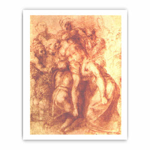 Study for a Deposition By Michelangelo Buonarroti