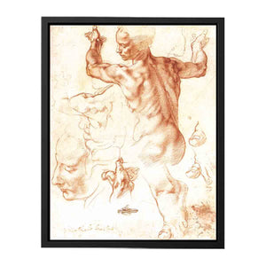 Study for the Libyan Sibyl By Michelangelo Buonarroti