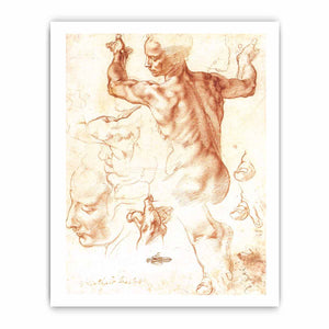 Study for the Libyan Sibyl By Michelangelo Buonarroti