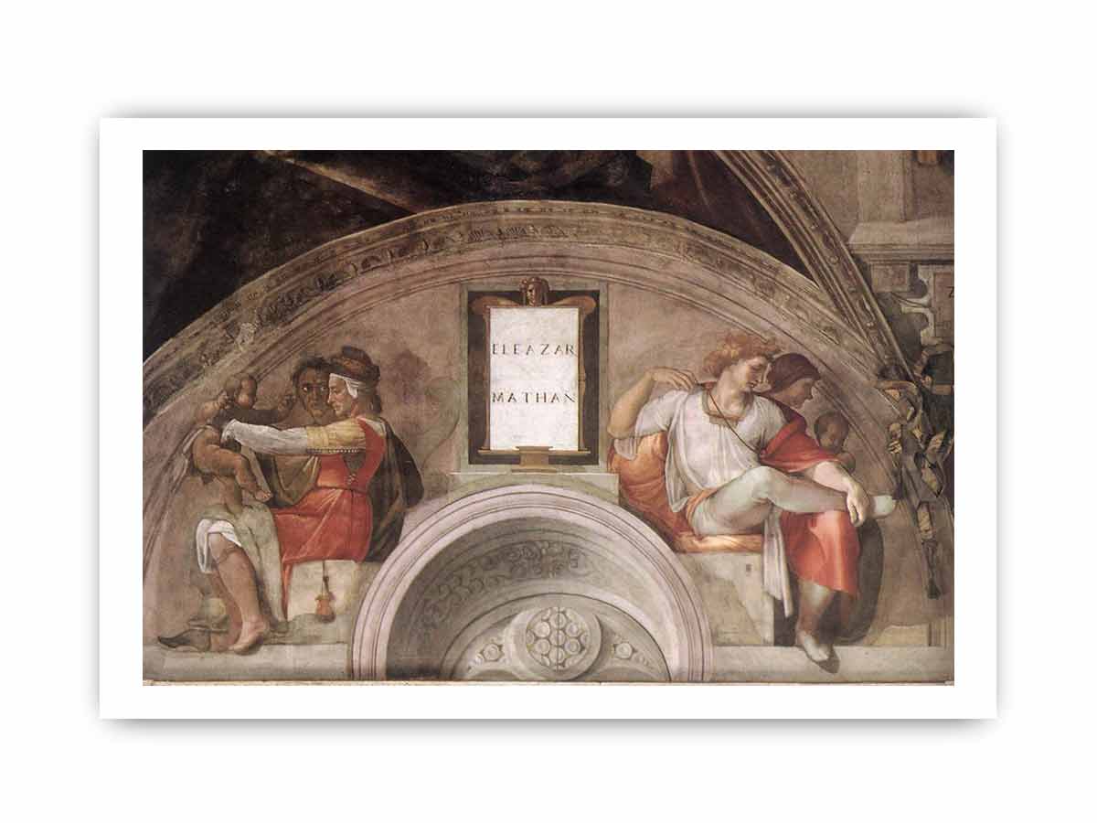 Eleazar - Matthan 1511-12 By Michelangelo Buonarroti