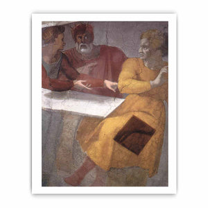 Punishment of Haman (detail) By Michelangelo Buonarroti