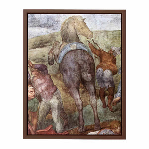 The Conversion of Saul (detail) By Michelangelo Buonarroti