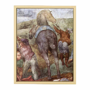 The Conversion of Saul (detail) By Michelangelo Buonarroti