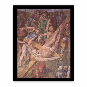 Martyrdom of St Peter (detail) By Michelangelo Buonarroti