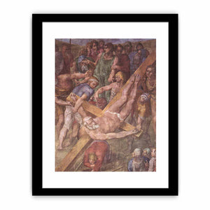 Martyrdom of St Peter (detail) By Michelangelo Buonarroti