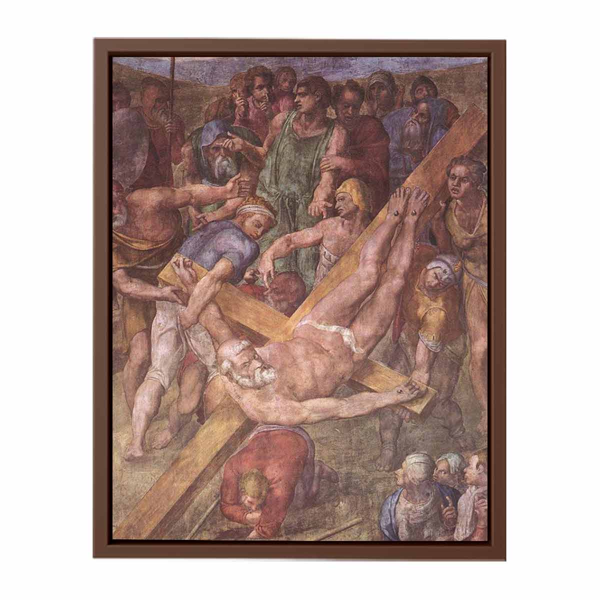 Martyrdom of St Peter (detail) By Michelangelo Buonarroti