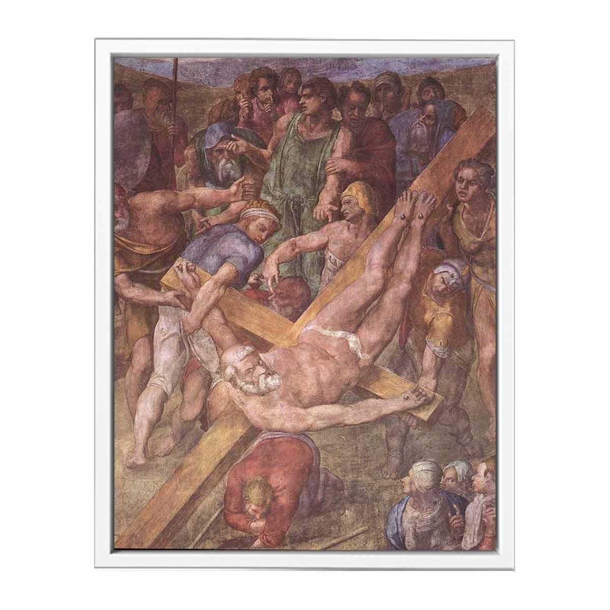 Martyrdom of St Peter (detail) By Michelangelo Buonarroti