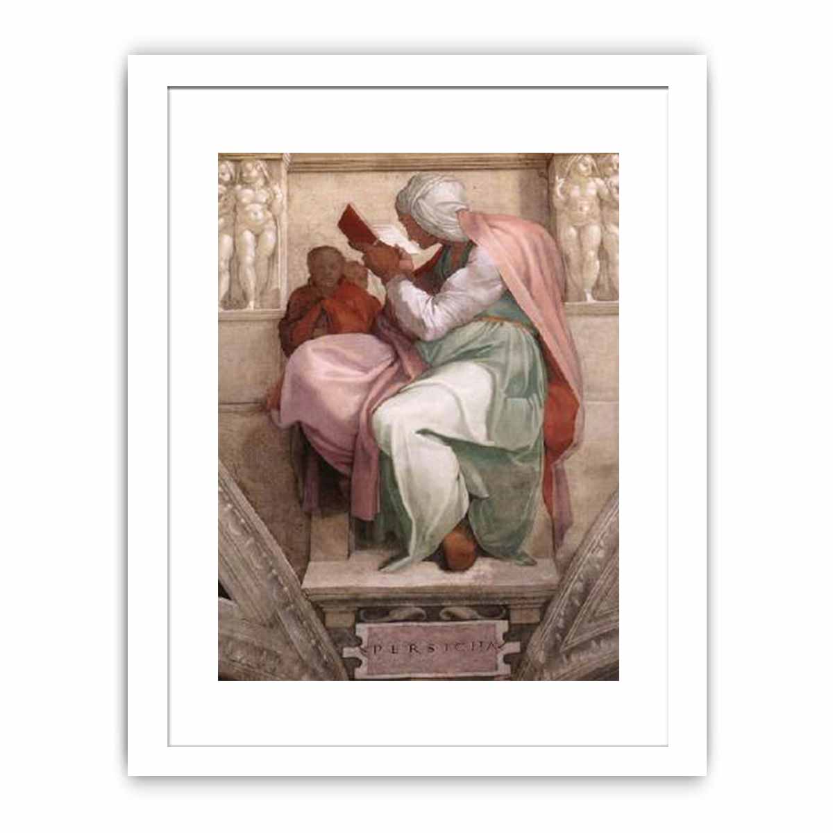 The Persian Sibyl 1511 By Michelangelo Buonarroti