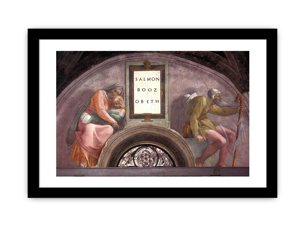 Salmon - Boaz - Obed By Michelangelo Buonarroti