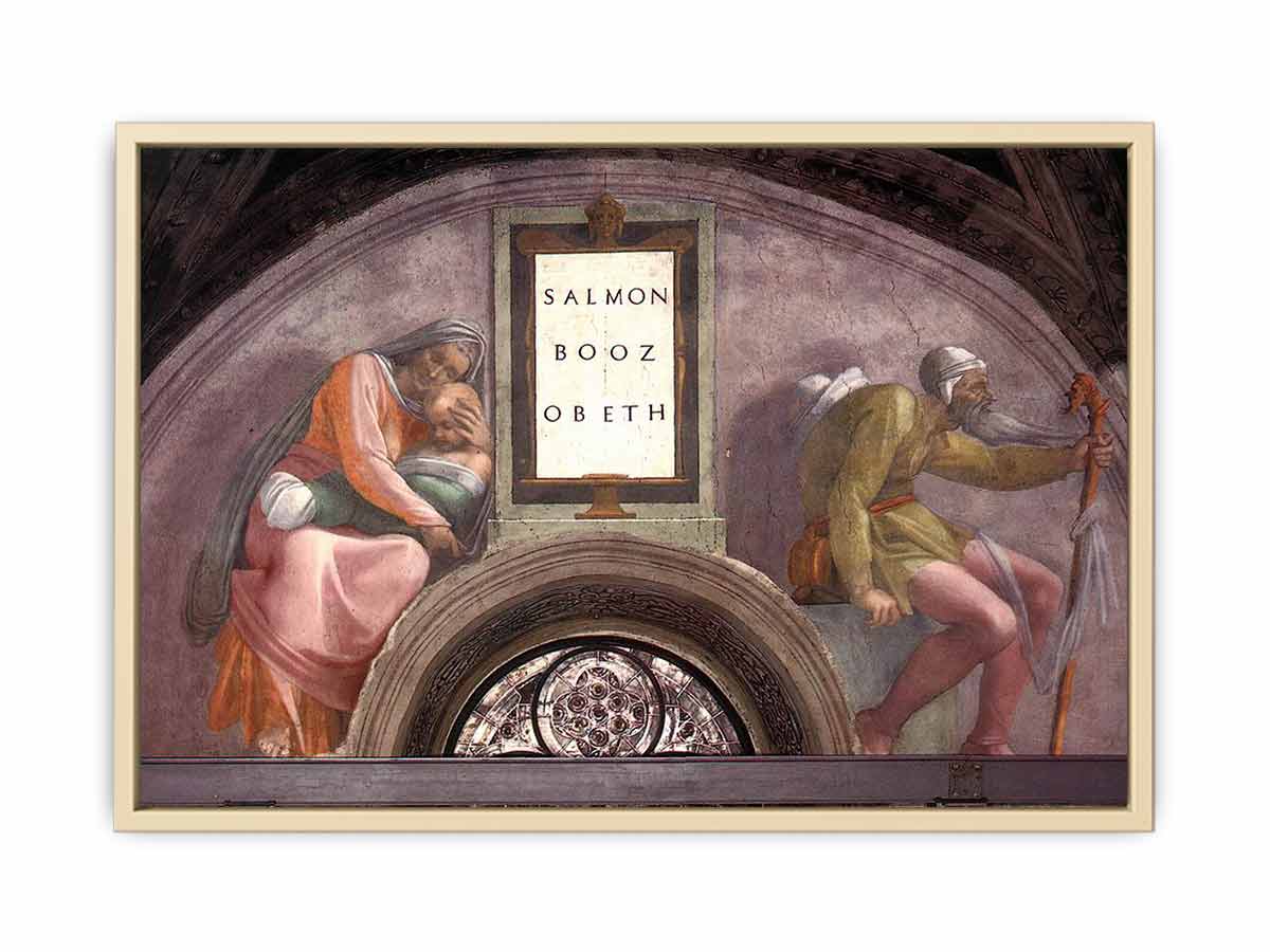 Salmon - Boaz - Obed By Michelangelo Buonarroti