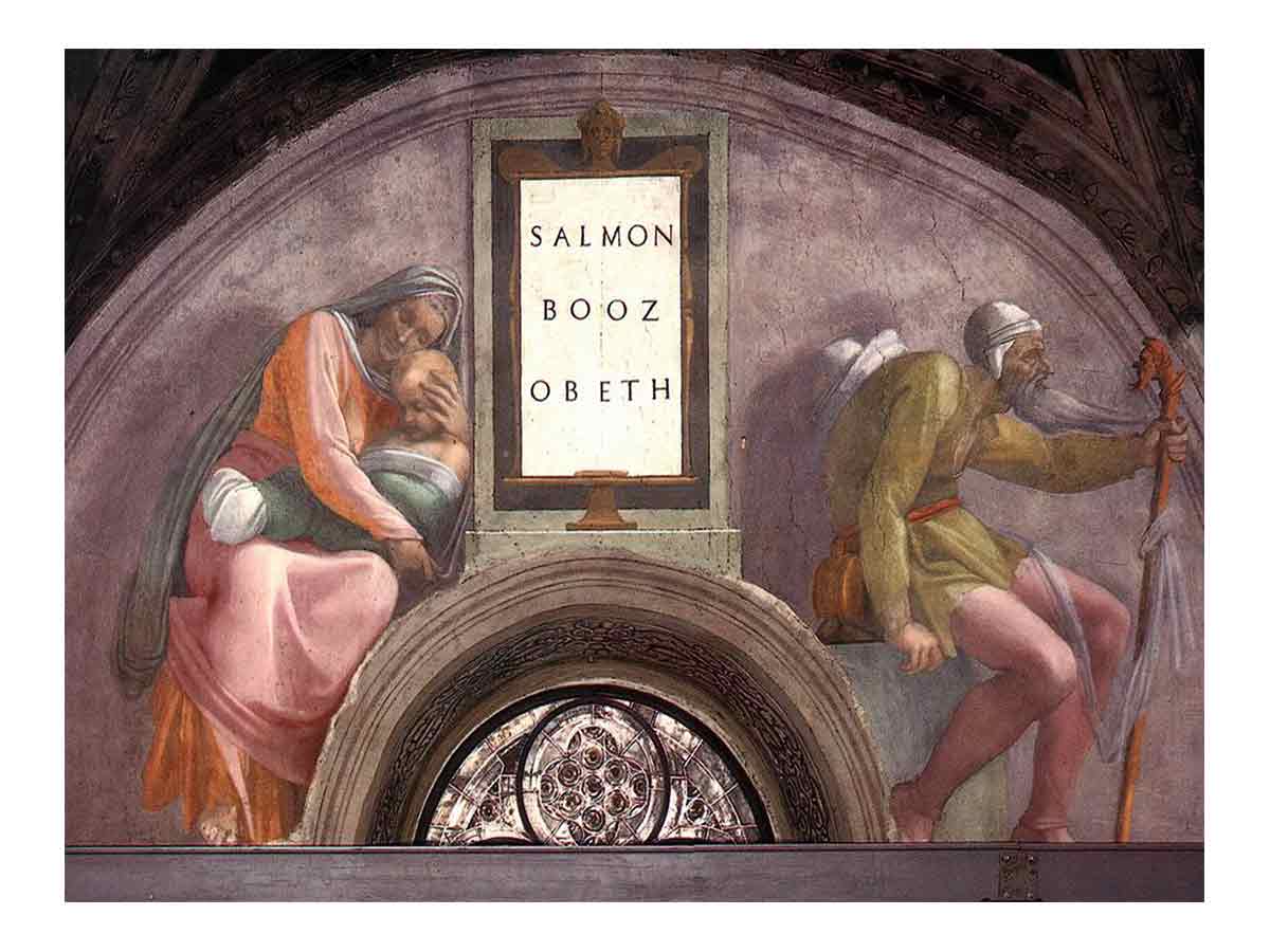 Salmon - Boaz - Obed By Michelangelo Buonarroti