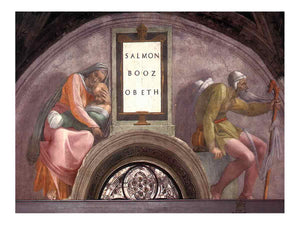 Salmon - Boaz - Obed By Michelangelo Buonarroti