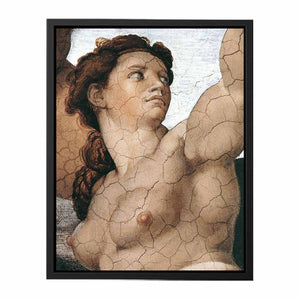 The Fall and Expulsion from Garden of Eden (detail) By Michelangelo Buonarroti