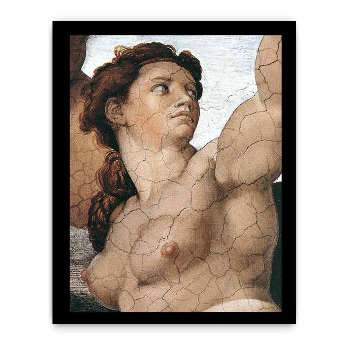 The Fall and Expulsion from Garden of Eden (detail) By Michelangelo Buonarroti