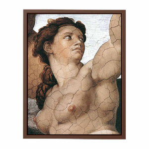 The Fall and Expulsion from Garden of Eden (detail) By Michelangelo Buonarroti