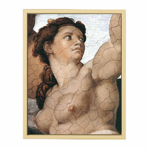The Fall and Expulsion from Garden of Eden (detail) By Michelangelo Buonarroti