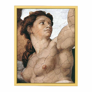 The Fall and Expulsion from Garden of Eden (detail) By Michelangelo Buonarroti