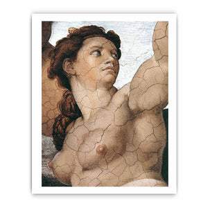 The Fall and Expulsion from Garden of Eden (detail) By Michelangelo Buonarroti