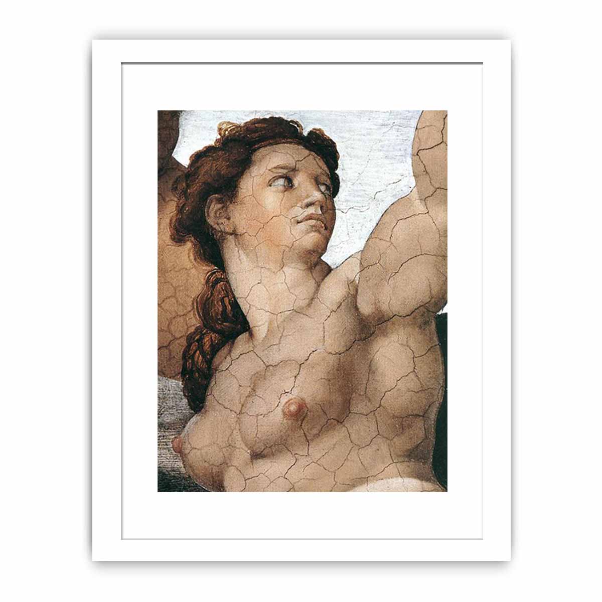 The Fall and Expulsion from Garden of Eden (detail) By Michelangelo Buonarroti