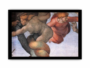 The Fall and Expulsion from Garden of Eden (detail) By Michelangelo Buonarroti