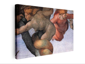 The Fall and Expulsion from Garden of Eden (detail) By Michelangelo Buonarroti