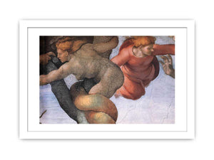 The Fall and Expulsion from Garden of Eden (detail) By Michelangelo Buonarroti