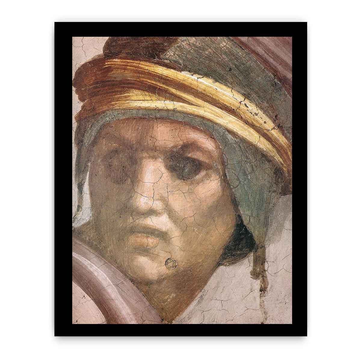 Zerubbabel - Abiud - Eliakim (detail) By Michelangelo Buonarroti