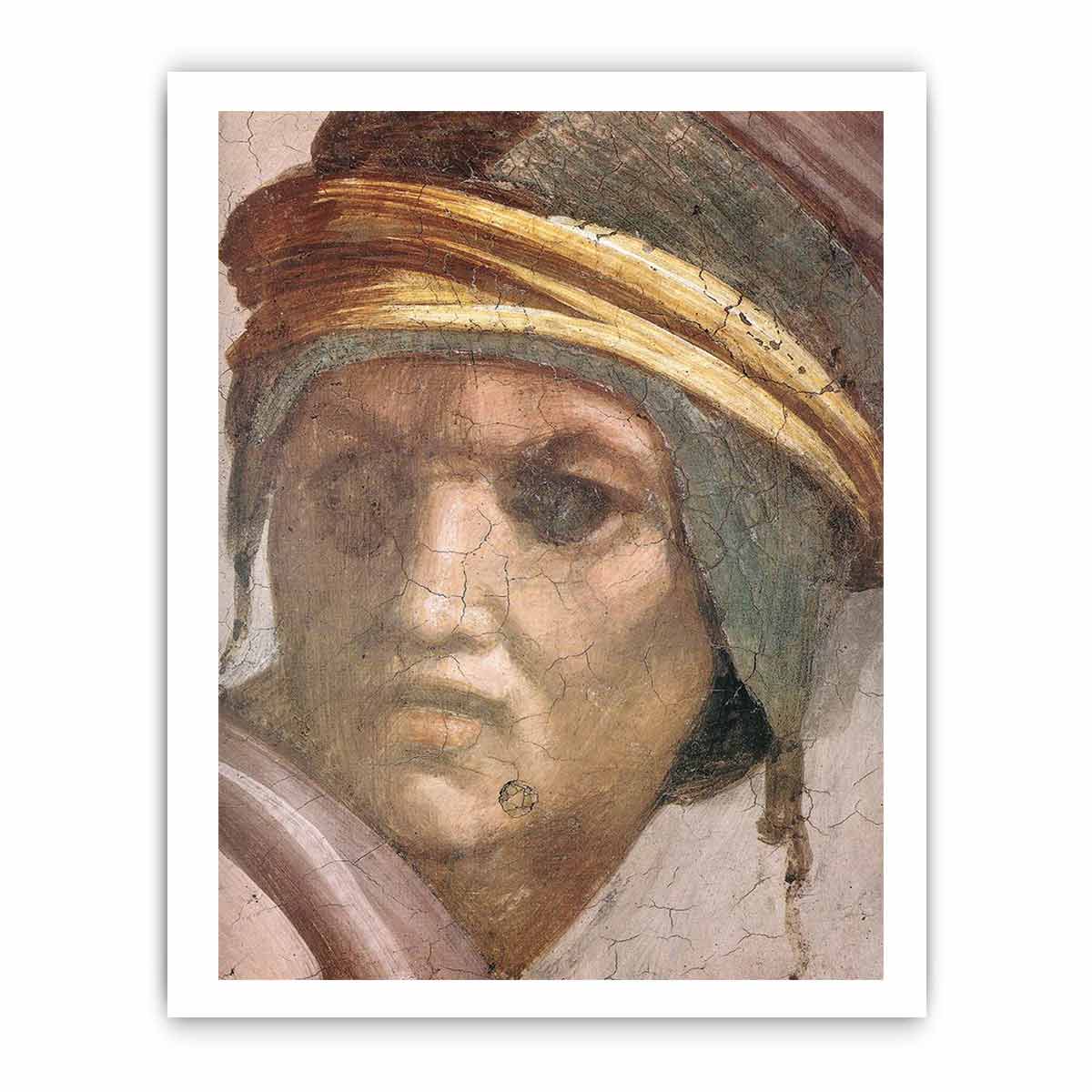 Zerubbabel - Abiud - Eliakim (detail) By Michelangelo Buonarroti