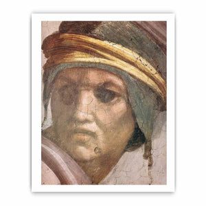 Zerubbabel - Abiud - Eliakim (detail) By Michelangelo Buonarroti