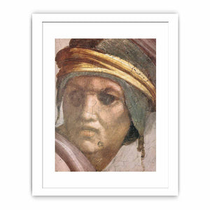 Zerubbabel - Abiud - Eliakim (detail) By Michelangelo Buonarroti