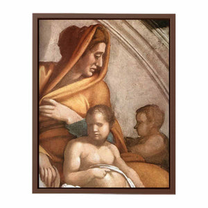 Uzziah - Jotham - Ahaz (detail) By Michelangelo Buonarroti