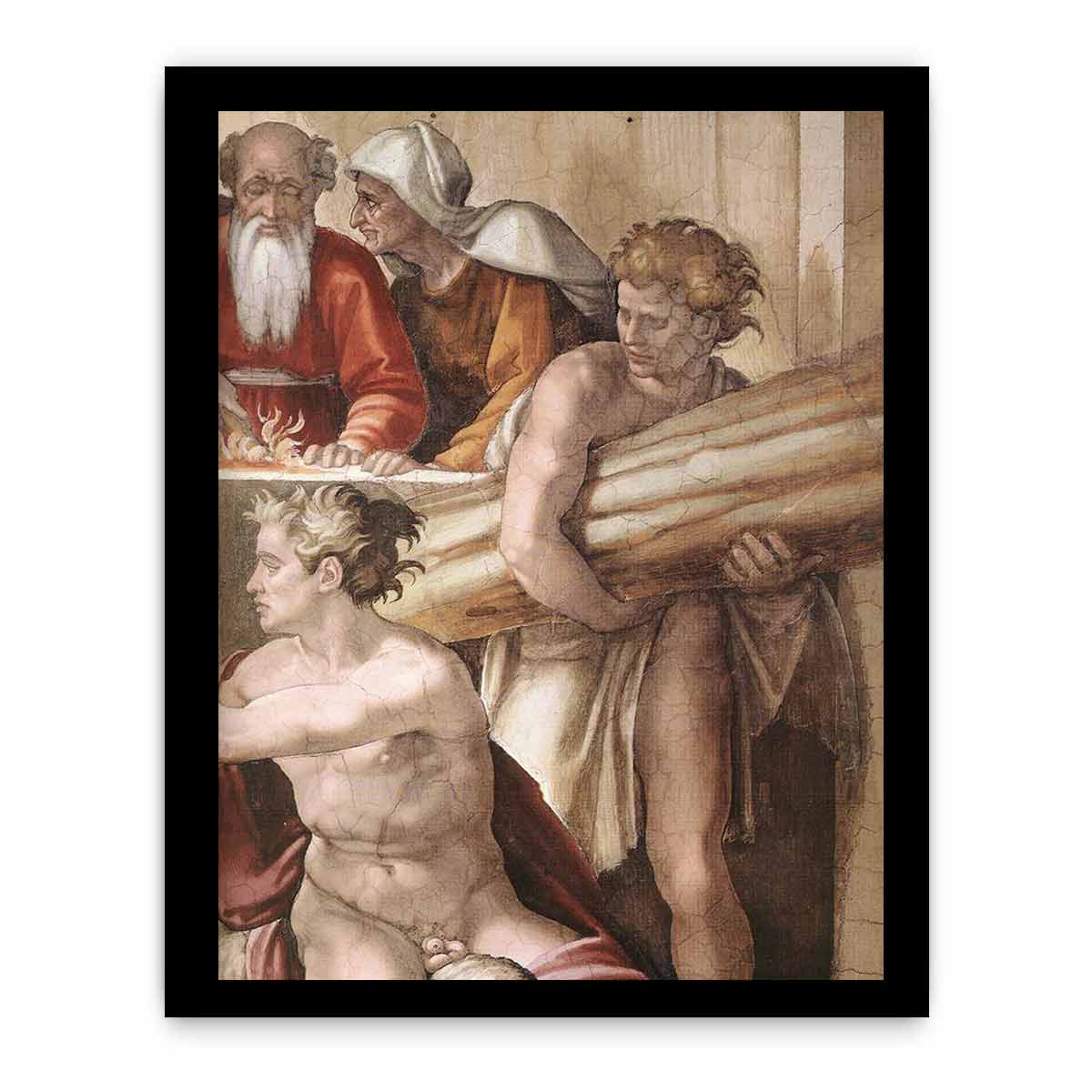Sacrifice of Noah (detail) By Michelangelo Buonarroti