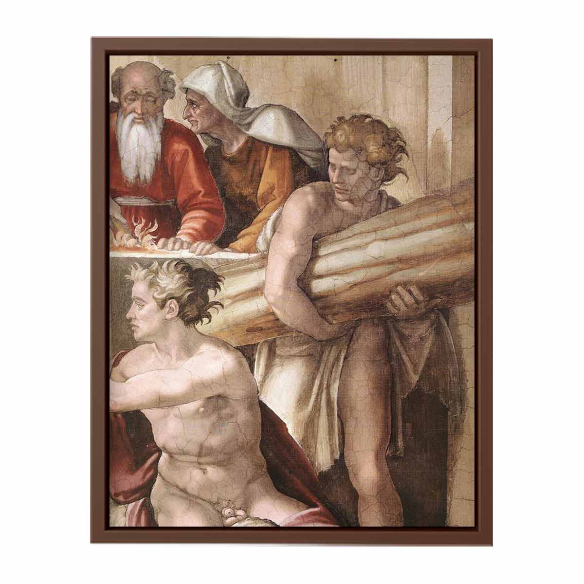 Sacrifice of Noah (detail) By Michelangelo Buonarroti