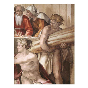 Sacrifice of Noah (detail) By Michelangelo Buonarroti