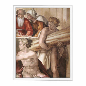 Sacrifice of Noah (detail) By Michelangelo Buonarroti