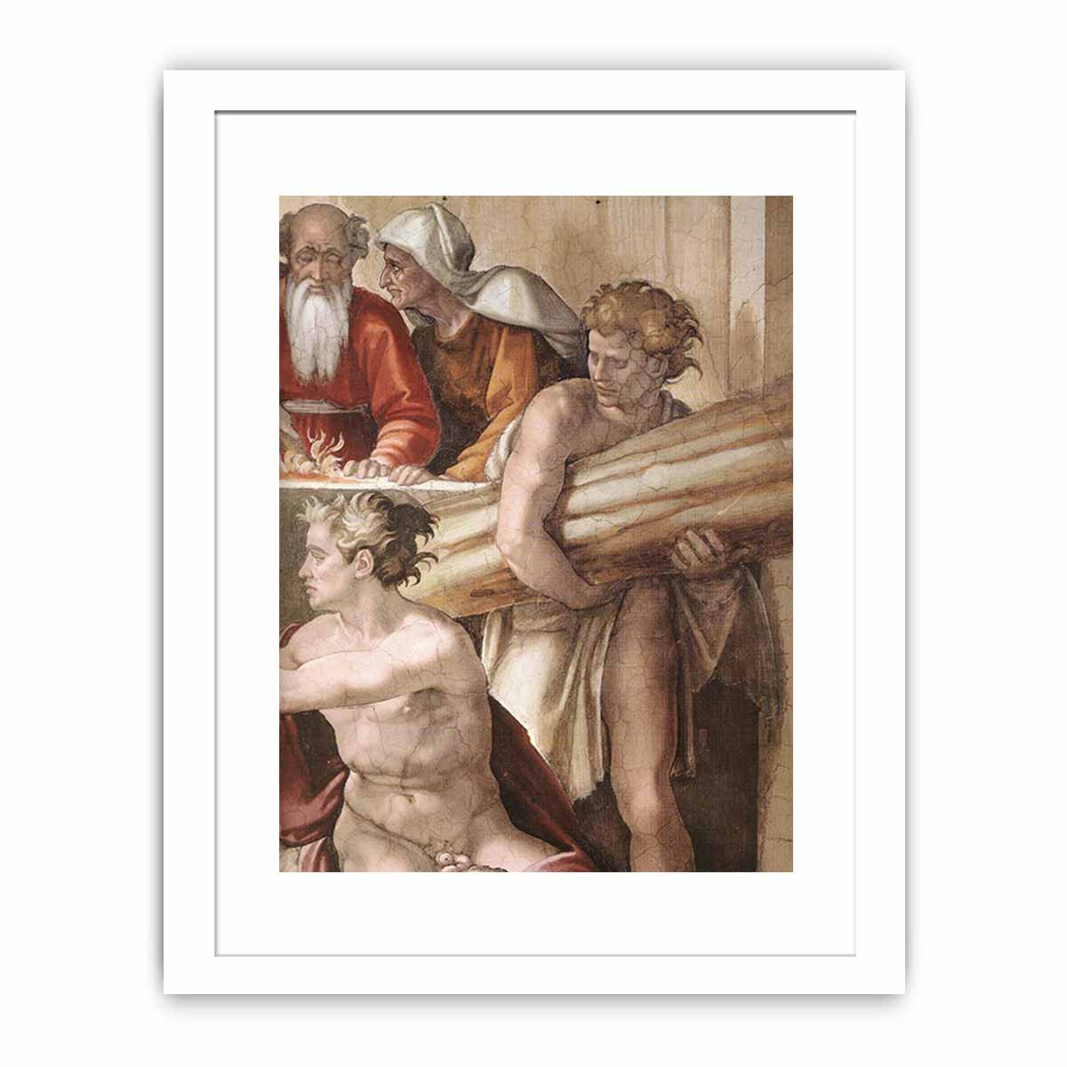 Sacrifice of Noah (detail) By Michelangelo Buonarroti